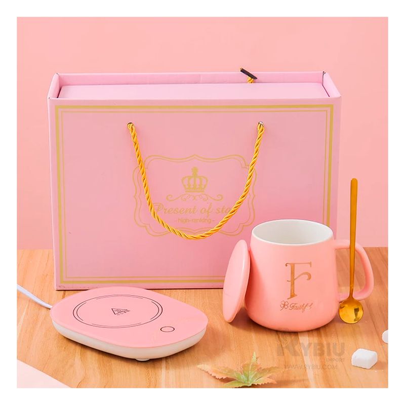 GENERICO - Kit Practico y Termico en Tono Rosado Y+Banderitas Adhesivas