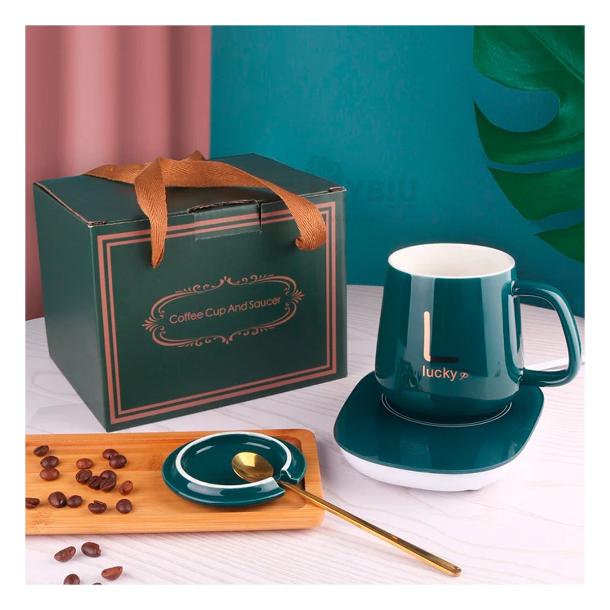 GENERICO - Pack Funcional de Calefactor Color Verde Y+Gift MiniAgenda