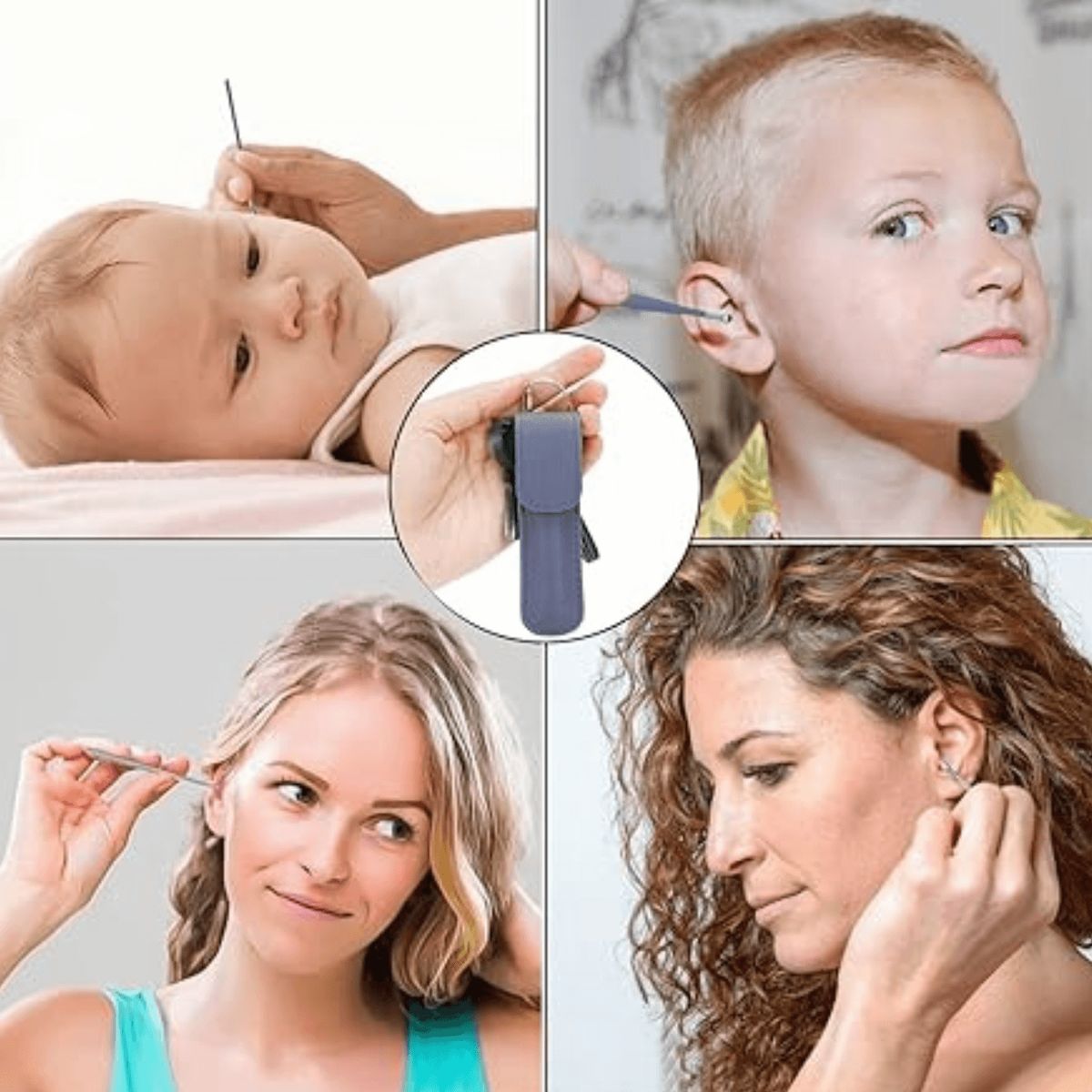 OEM - Set Profesional de Limpieza de Oídos 6 en 1 c