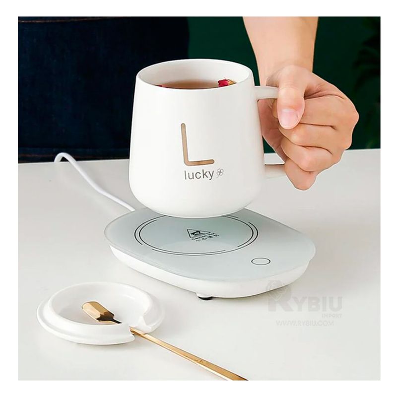 GENERICO - Pack Calefactor con Cantaro en Blanco Y+Gift MiniAgenda