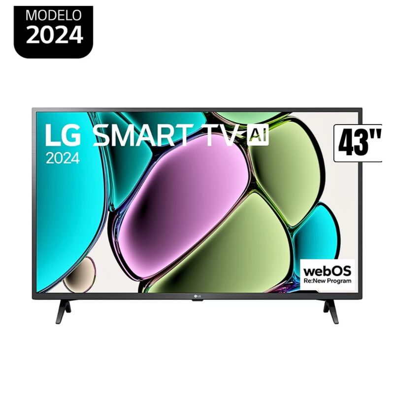 LG - Televisor LG 43 pulg. FHD Smart TV AI 43LR6000PSA Modelo 2024