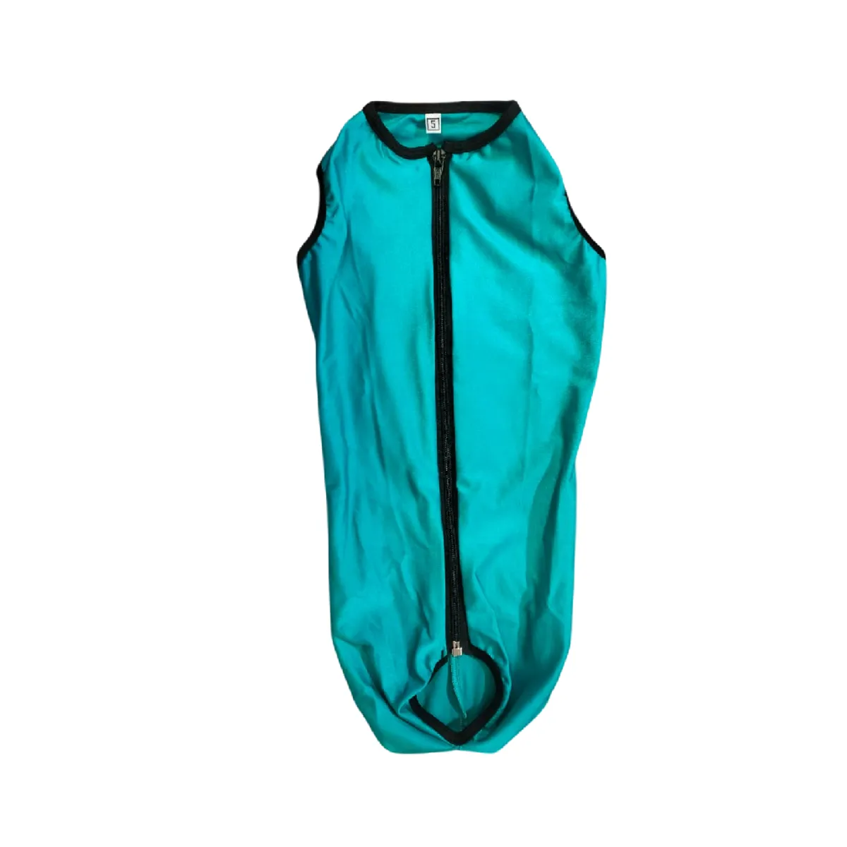 GENERICO - Faja post operatoria turquesa perros y gatos macho talla S