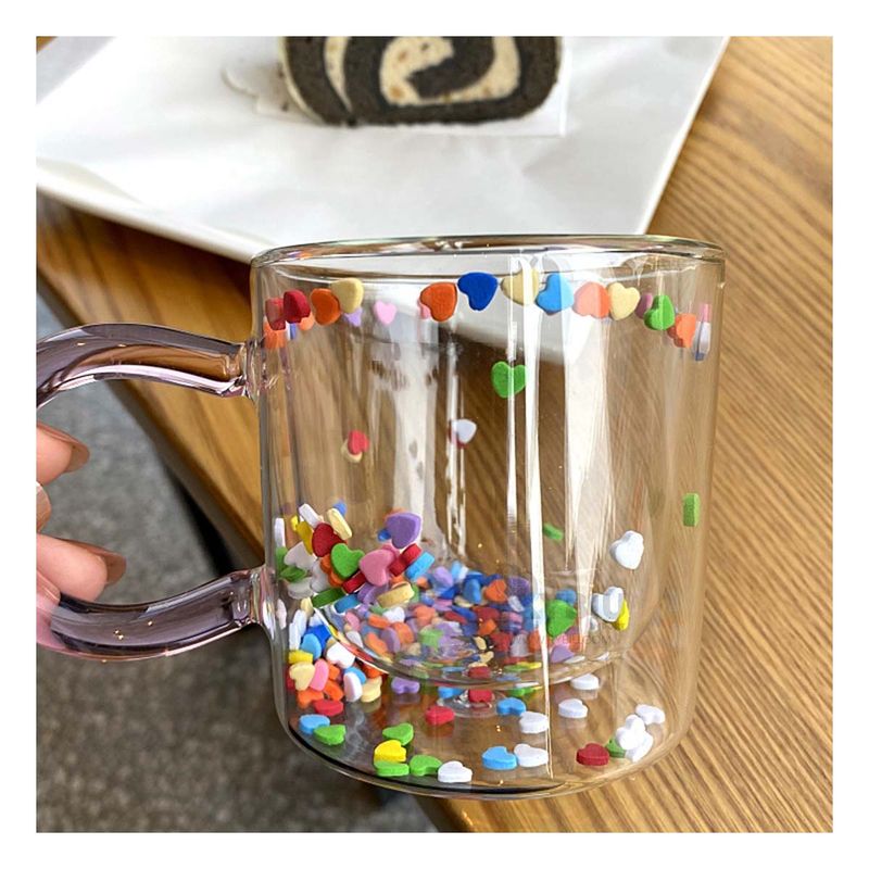 RYBIU IMPORT - Tazon Practico en 340ML Transparente Y+Envoltorio de Regalo