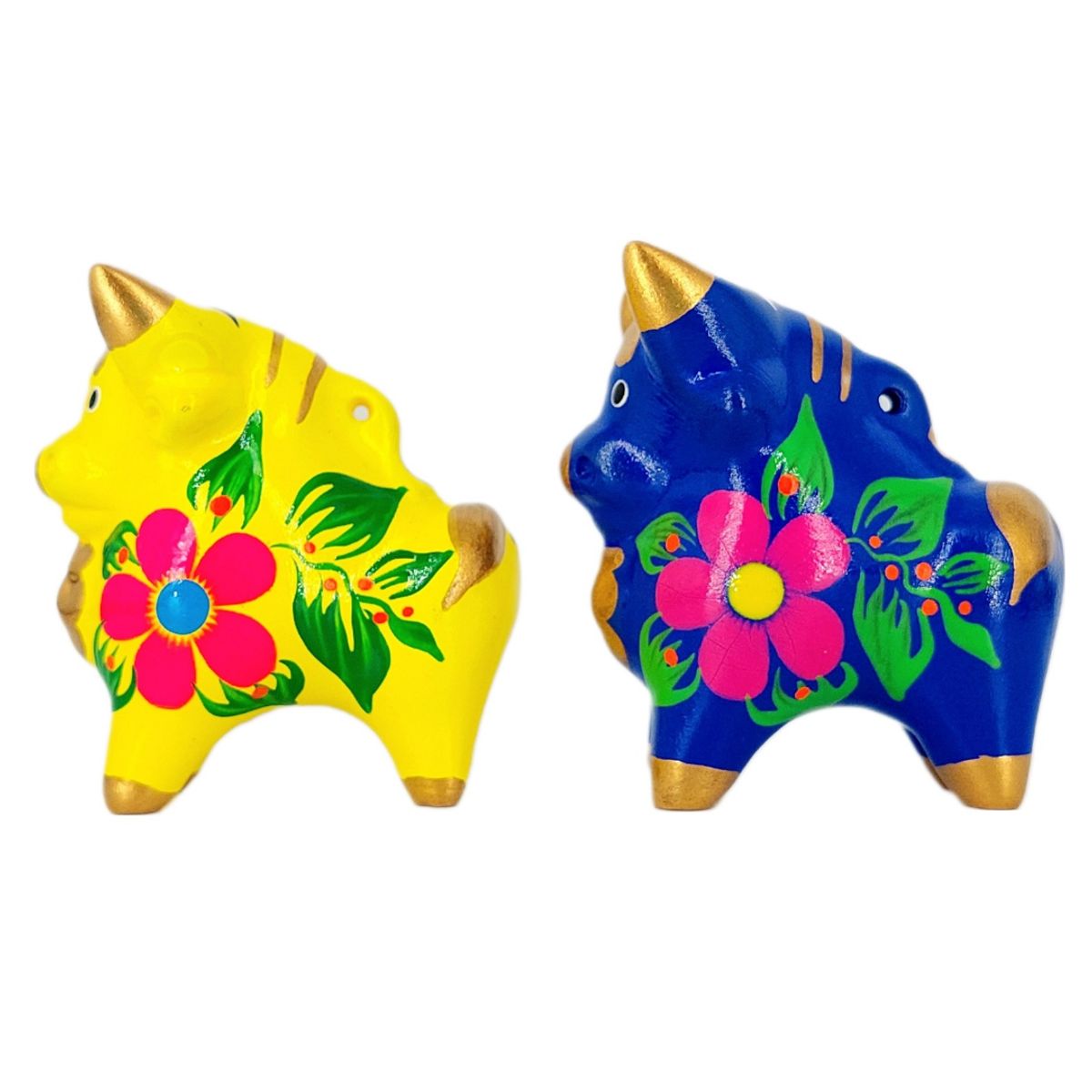 GENERICO - Pareja de Toritos de Pucara pequeños