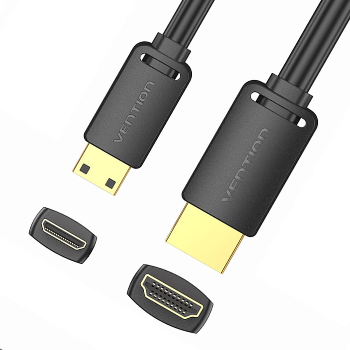 VENTION - Cable 1m Mini Hdmi 4k 60hz Audio Video Tv Profesional Pvc
