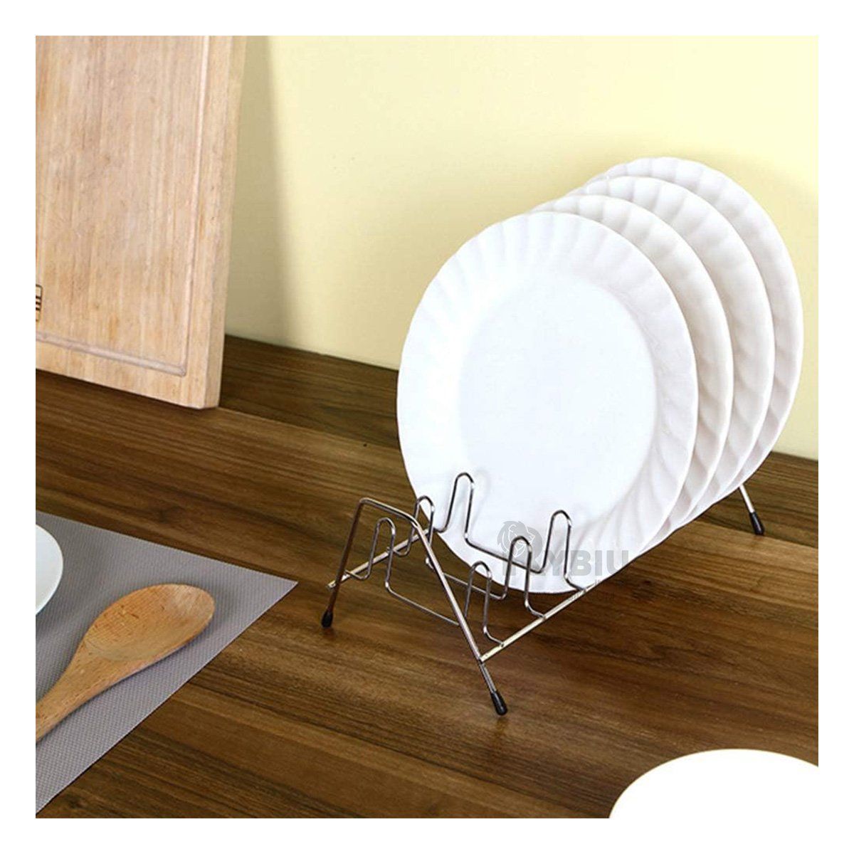 RYBIU IMPORT - Soporte para Platos y Tapas de Ollas de Acero