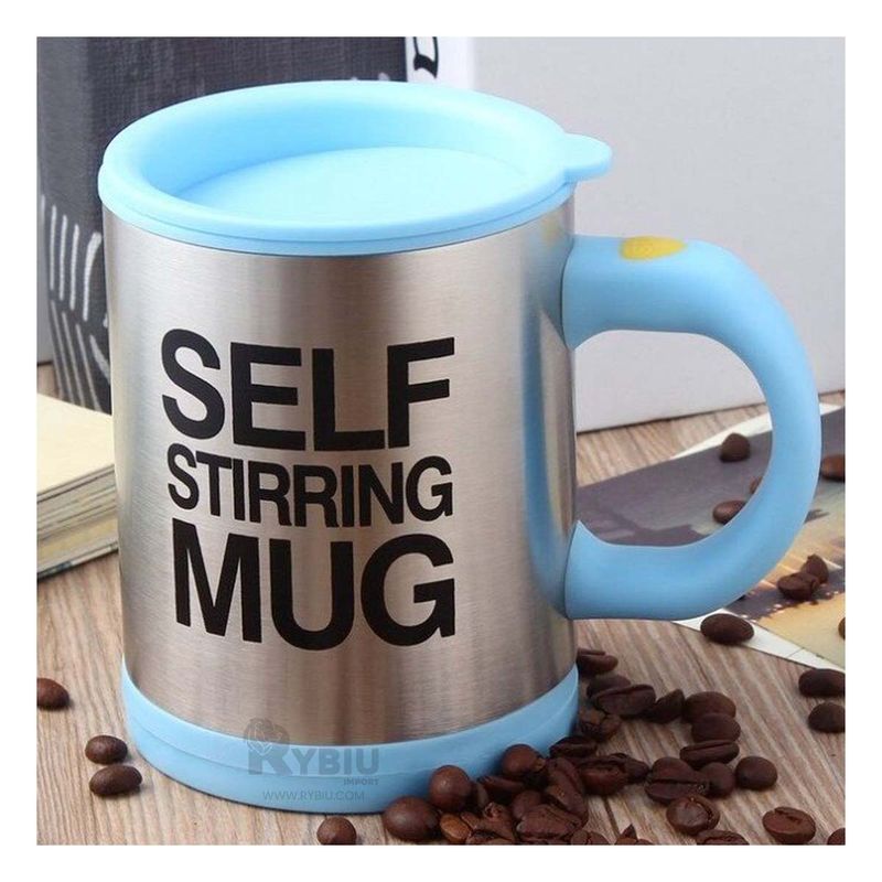 RYBIU IMPORT - Taza para Juntar con Recargas en Celeste Y+Regalo Stickers