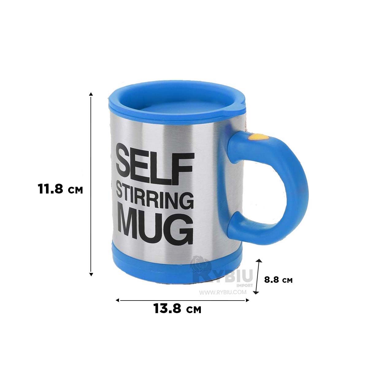 GENERICO - Frasco para Batidos en Azul Y+Ligas de Regalo