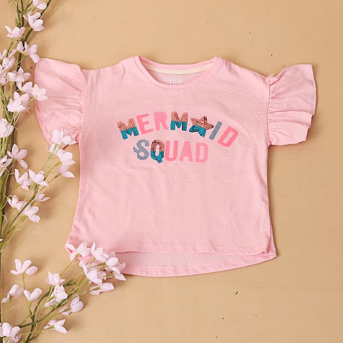 GENERICO - Polo Básico Niña Cuello Redondo Alto Samantha Color Rosa Estacion 108