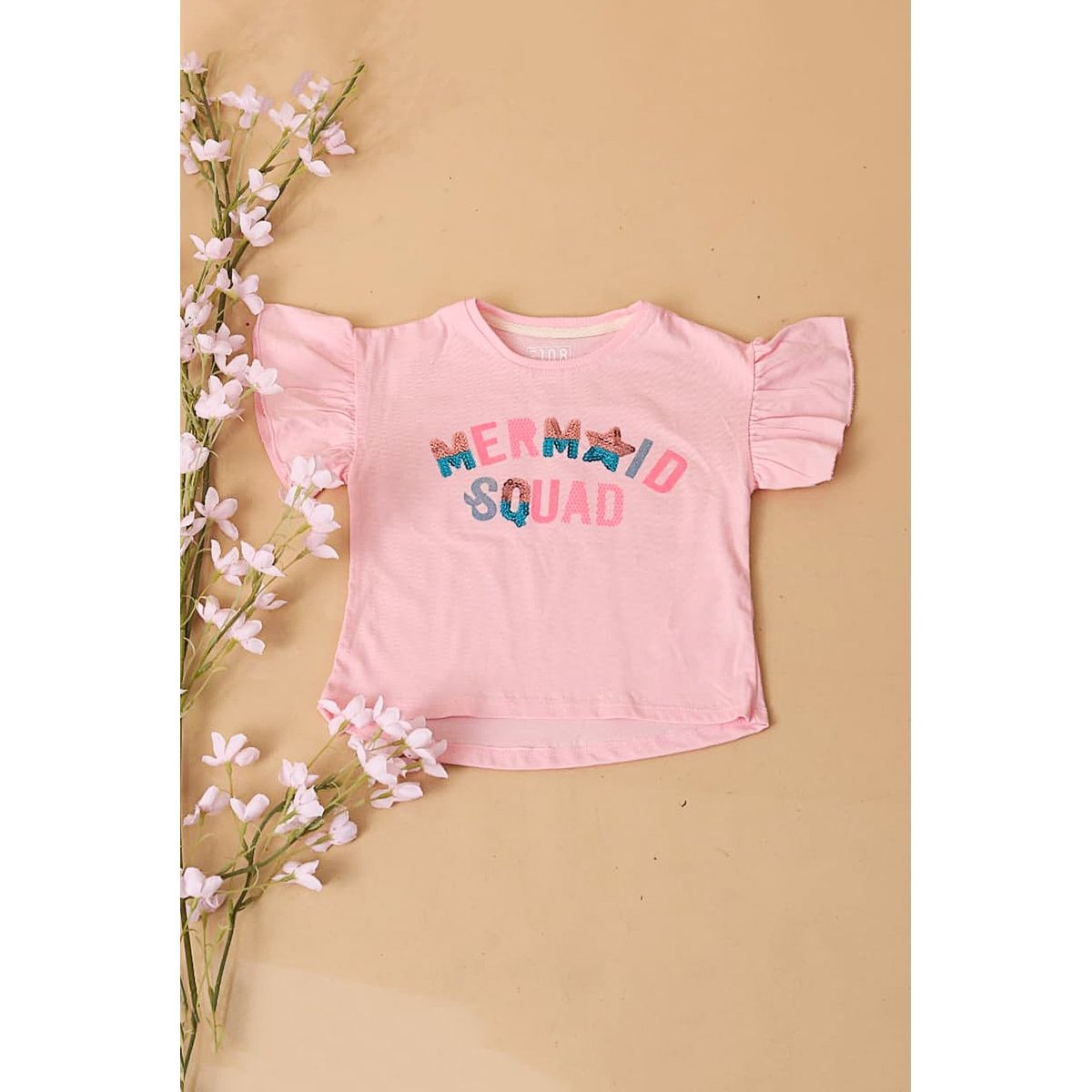 GENERICO - Polo Básico Niña Cuello Redondo Alto Samantha Color Rosa Estacion 108