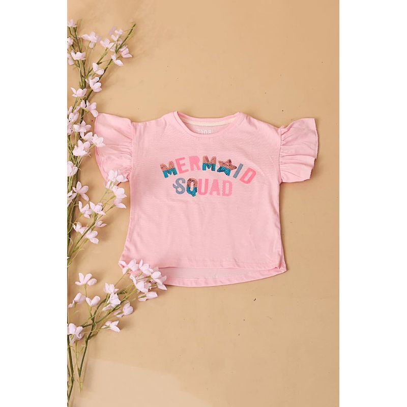 GENERICO - Polo Básico Niña Cuello Redondo Alto Samantha Color Rosa Estacion 108