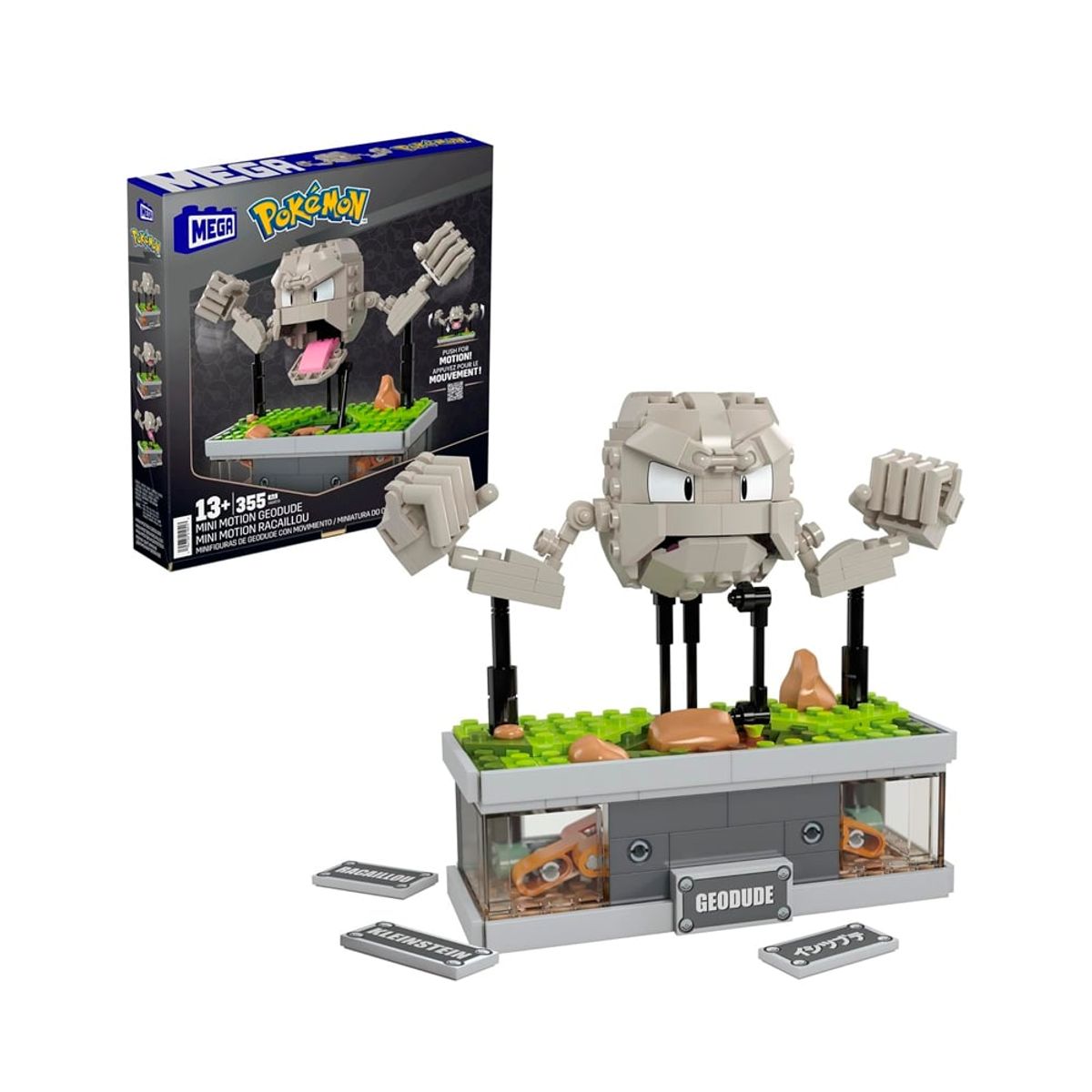 POKEMON - Mega Pokemon Geodude 343 Piezas