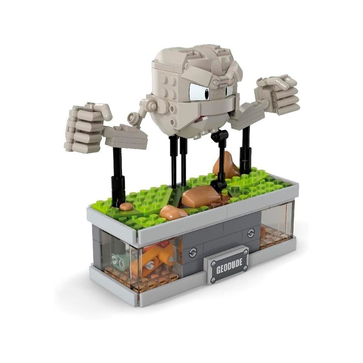 POKEMON - Mega Pokemon Geodude 343 Piezas