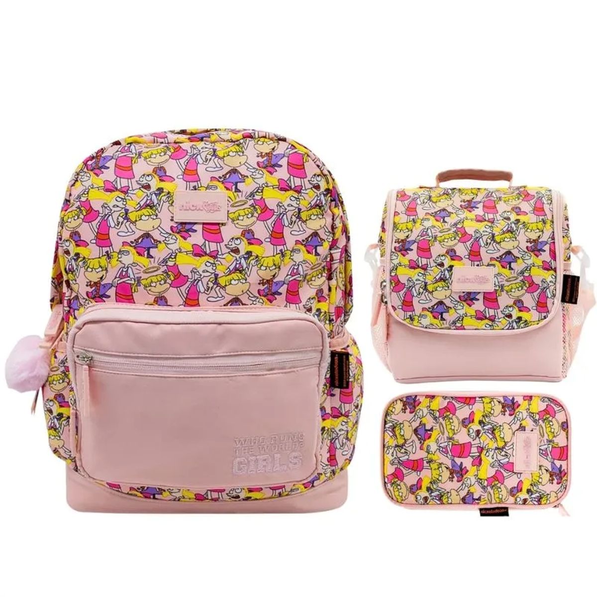 CHILDRENS CLUB - Set de Mochila escolar x3 piexas - Nick 90
