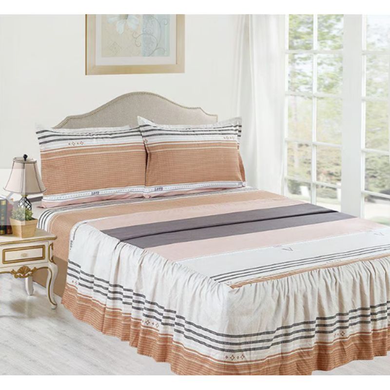 CASATEX - Juego de Sábanas Con Blonda 4 Piezas - 1.5 Plazas Casatex