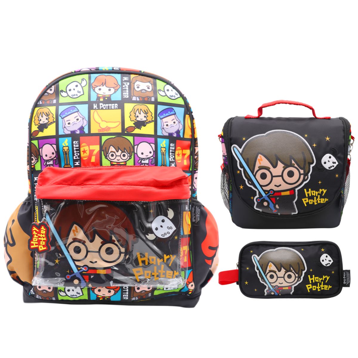 CHILDRENS CLUB - Pack Escolar Mochila Oficio Premium Harry Potter Kawaii Juvenil
