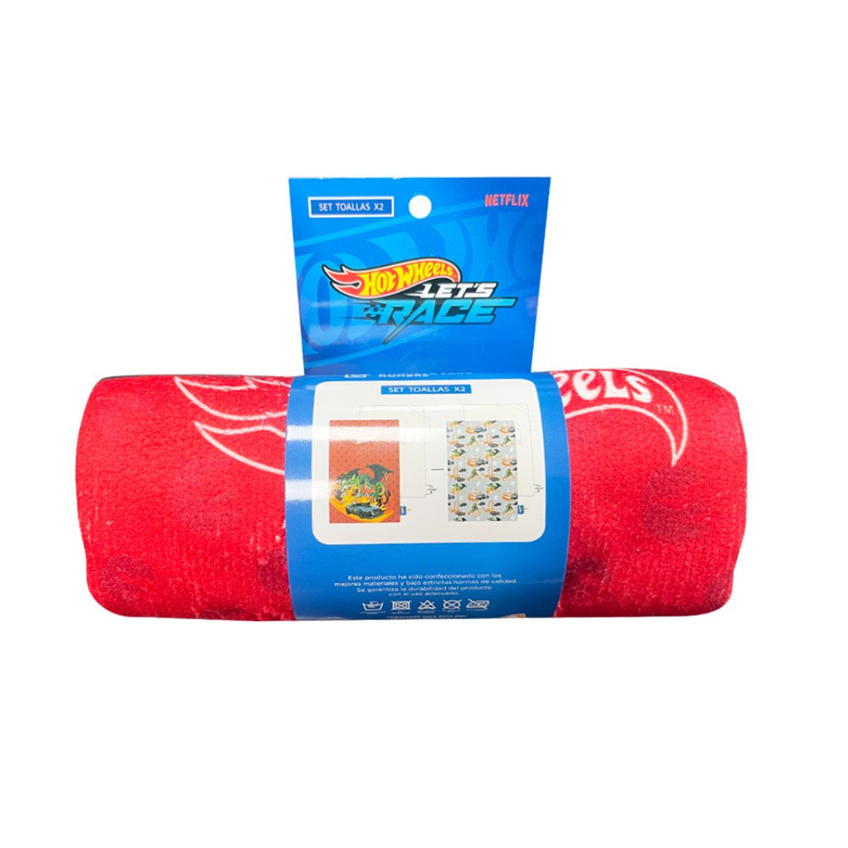 CHILDRENS CLUB - Set de toalla x2 Hot Wheels Dragon