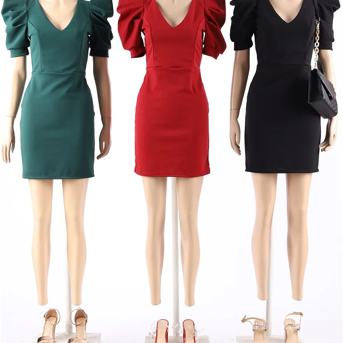 GENERICO - Vestido Midi Molly Color Verde Estacion 108