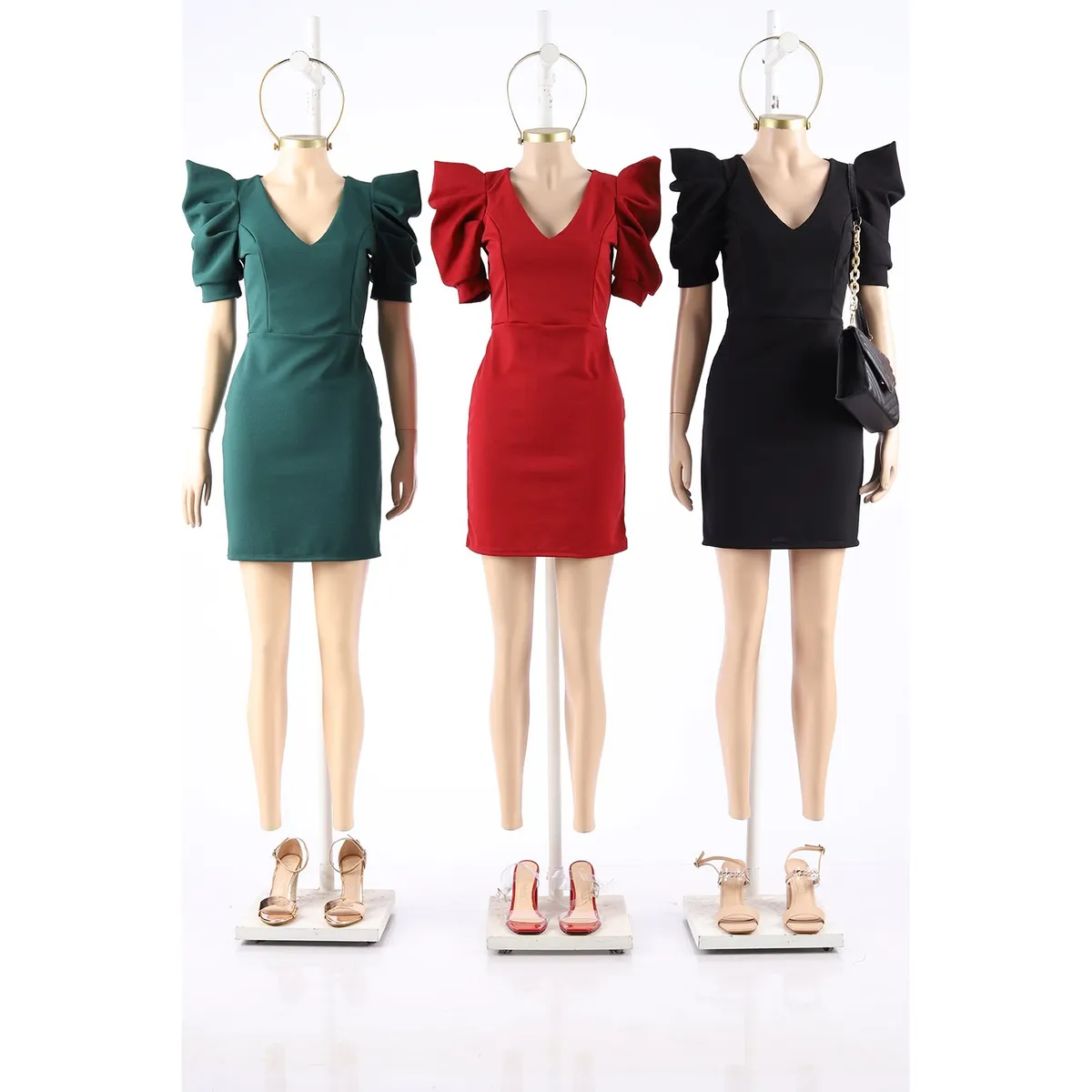 GENERICO - Vestido Midi Molly Color Verde Estacion 108