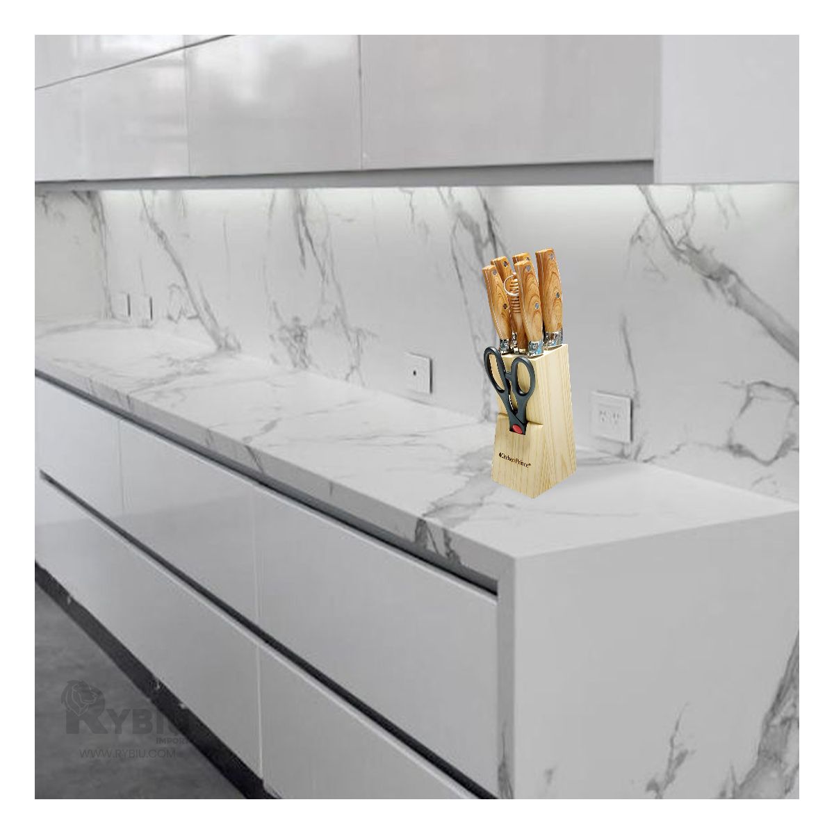 RYBIU IMPORT - Set Util y Funcional de Madera Y+Regalo Agendita