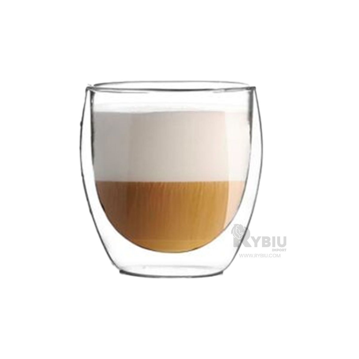 RYBIU IMPORT - Taza para Cafe Espresso 100ML Sin Asa Y+Papel de Regalo