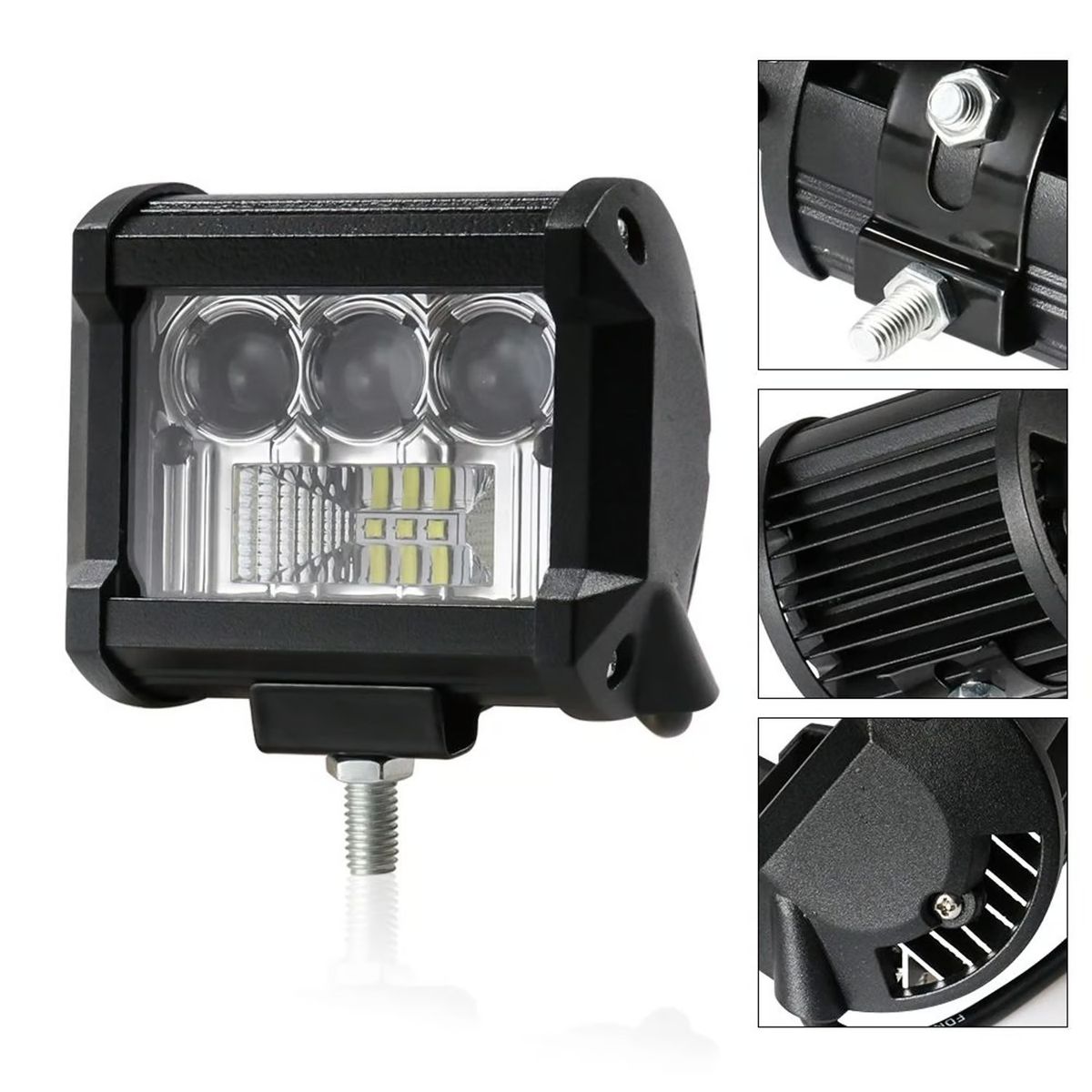 GENERICO - Neblinero Cubo Led 18w 4D Ultra led 1pcs