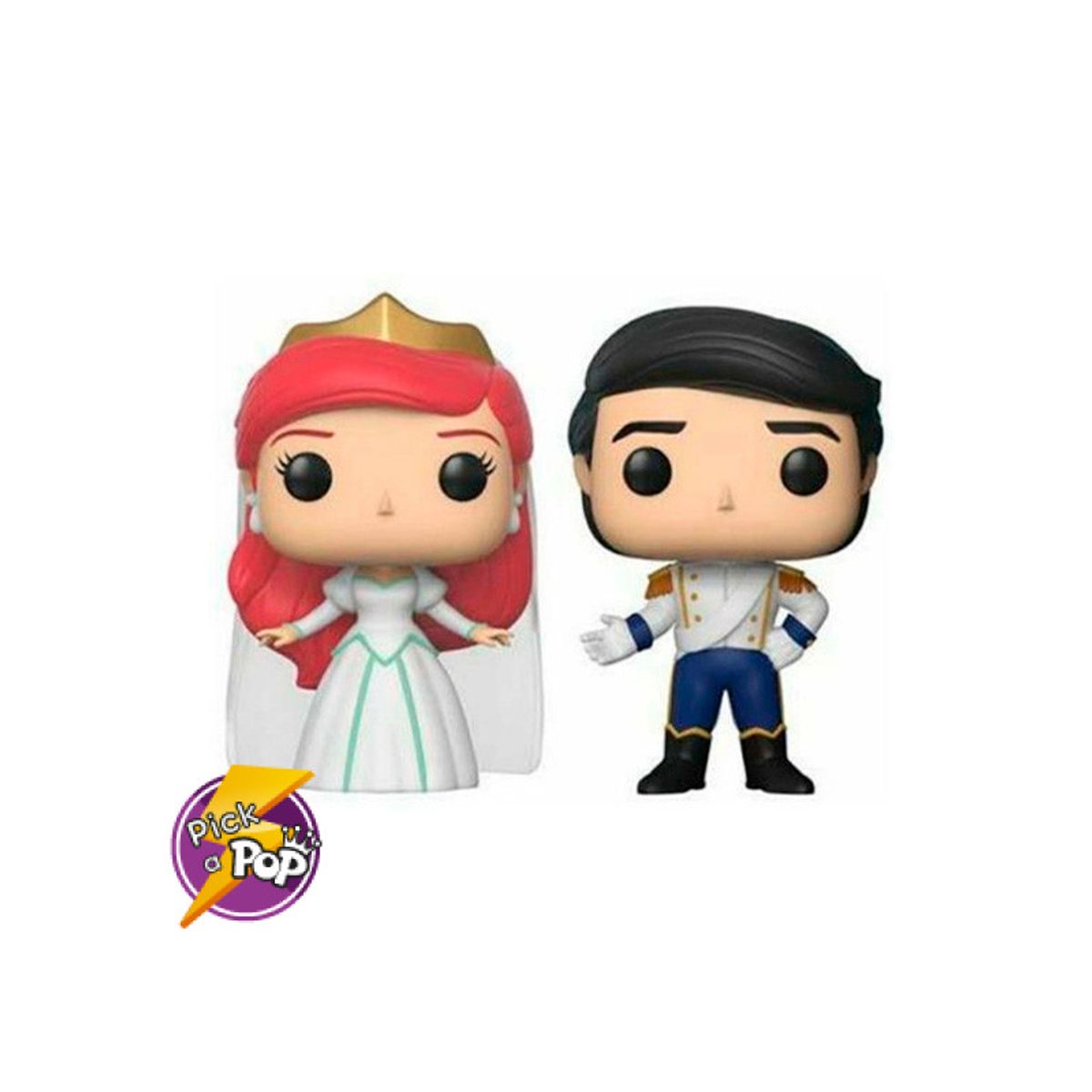 FUNKO - ARIEL Y ERIC LA SIRENITA BODA FUNKO POP 2 PACK