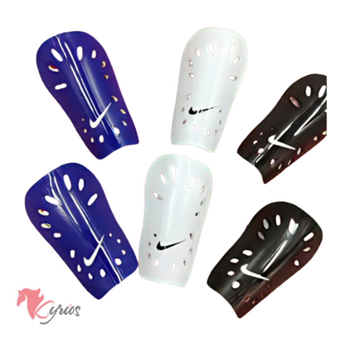 NO LOGO - Canillera De Futbol Para Niños Con Orificios