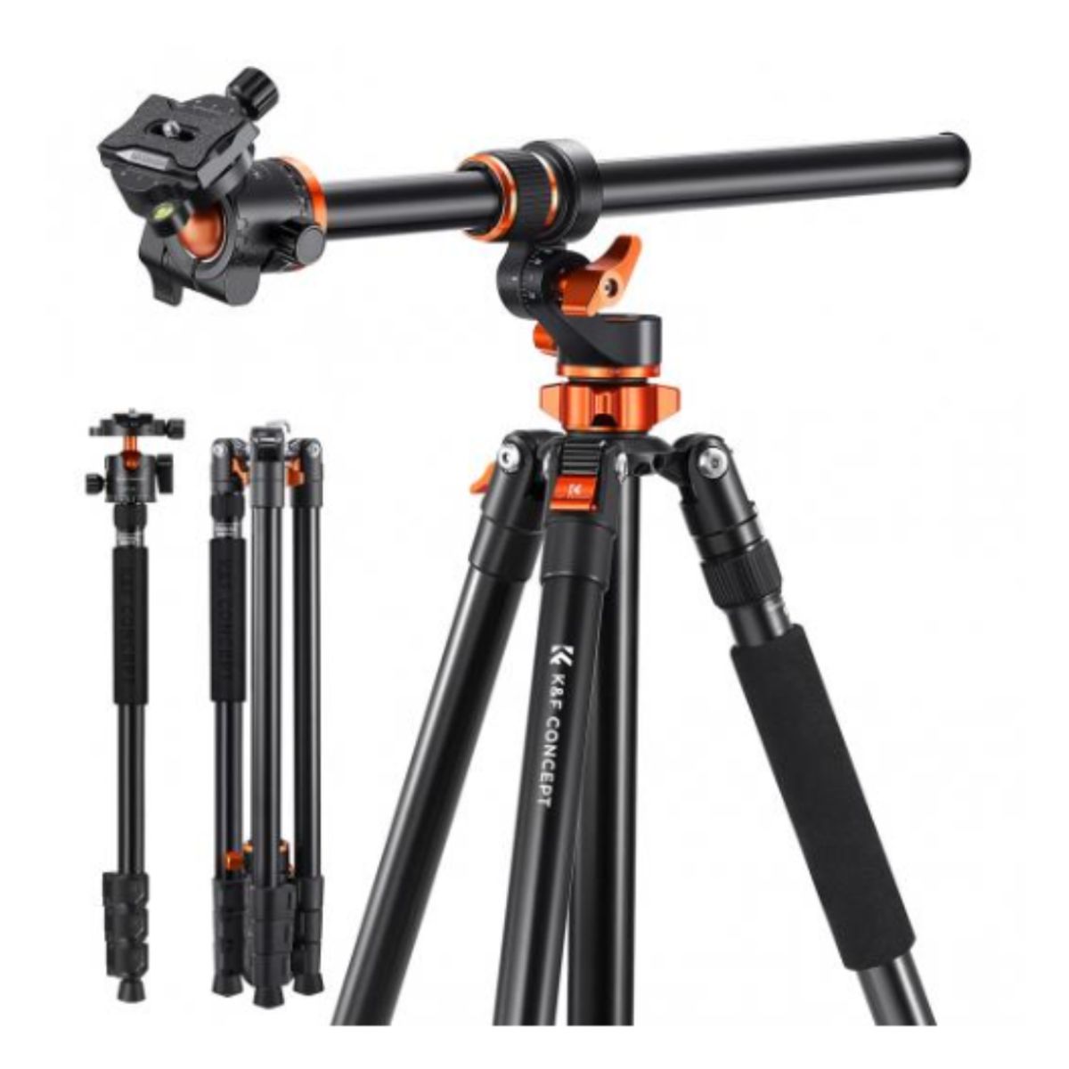 K&F CONCEPT - TRIPODE DE CAMARA K&F KF09119 T254A7+BH-28L