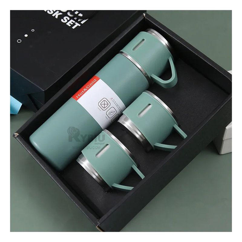 GENERICO - Set Calentador con Partes en Color Verde Y+Gift MiniAgenda