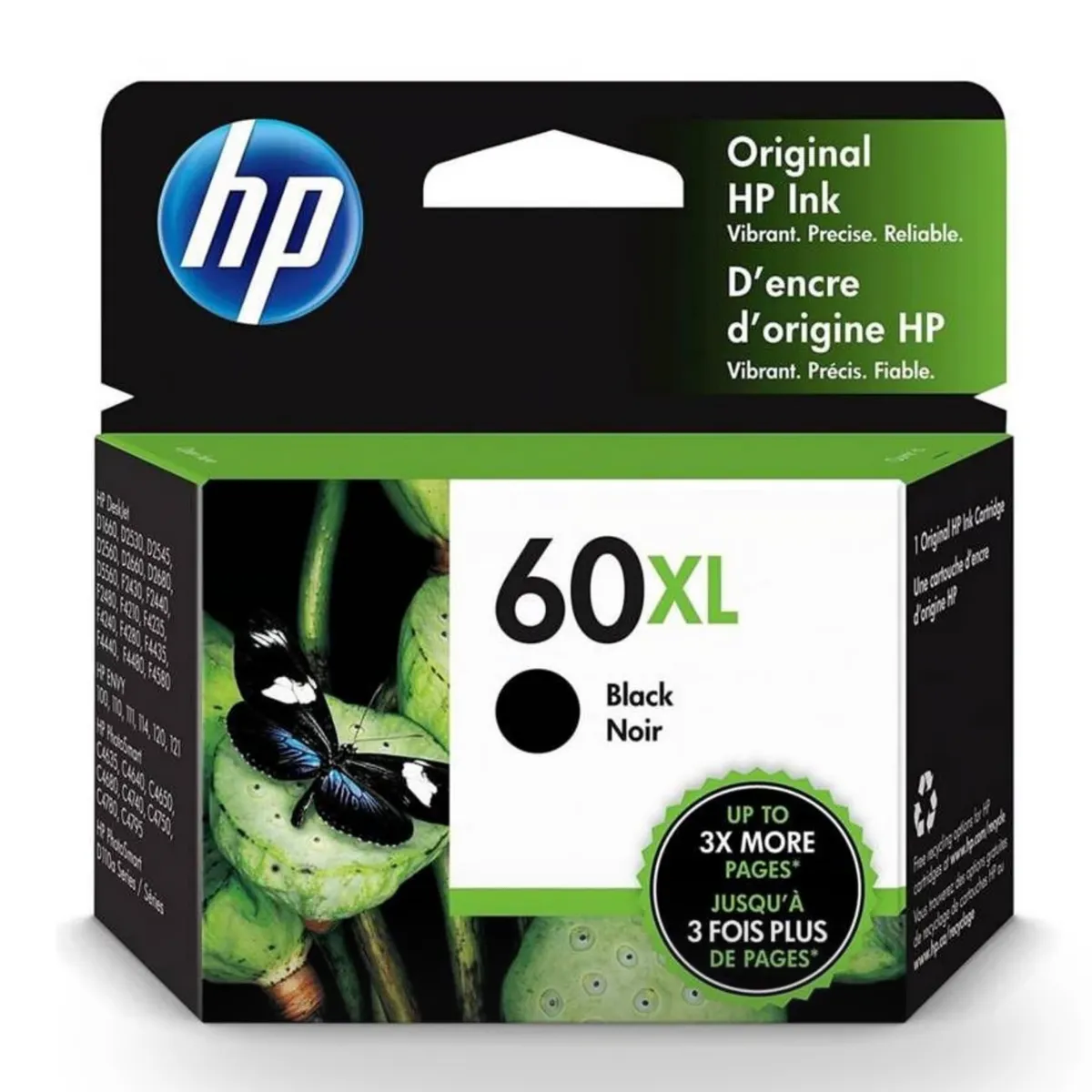 HP - Cartucho de Tinta HP 60XL Negro Original