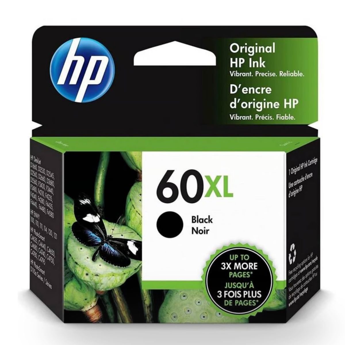 HP - Cartucho de Tinta HP 60XL Negro Original