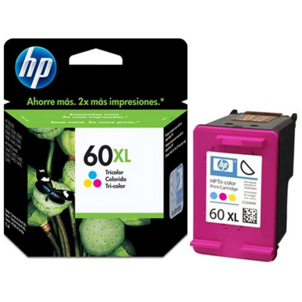 HP - Cartucho de Tinta HP 60XL Tricolor Original