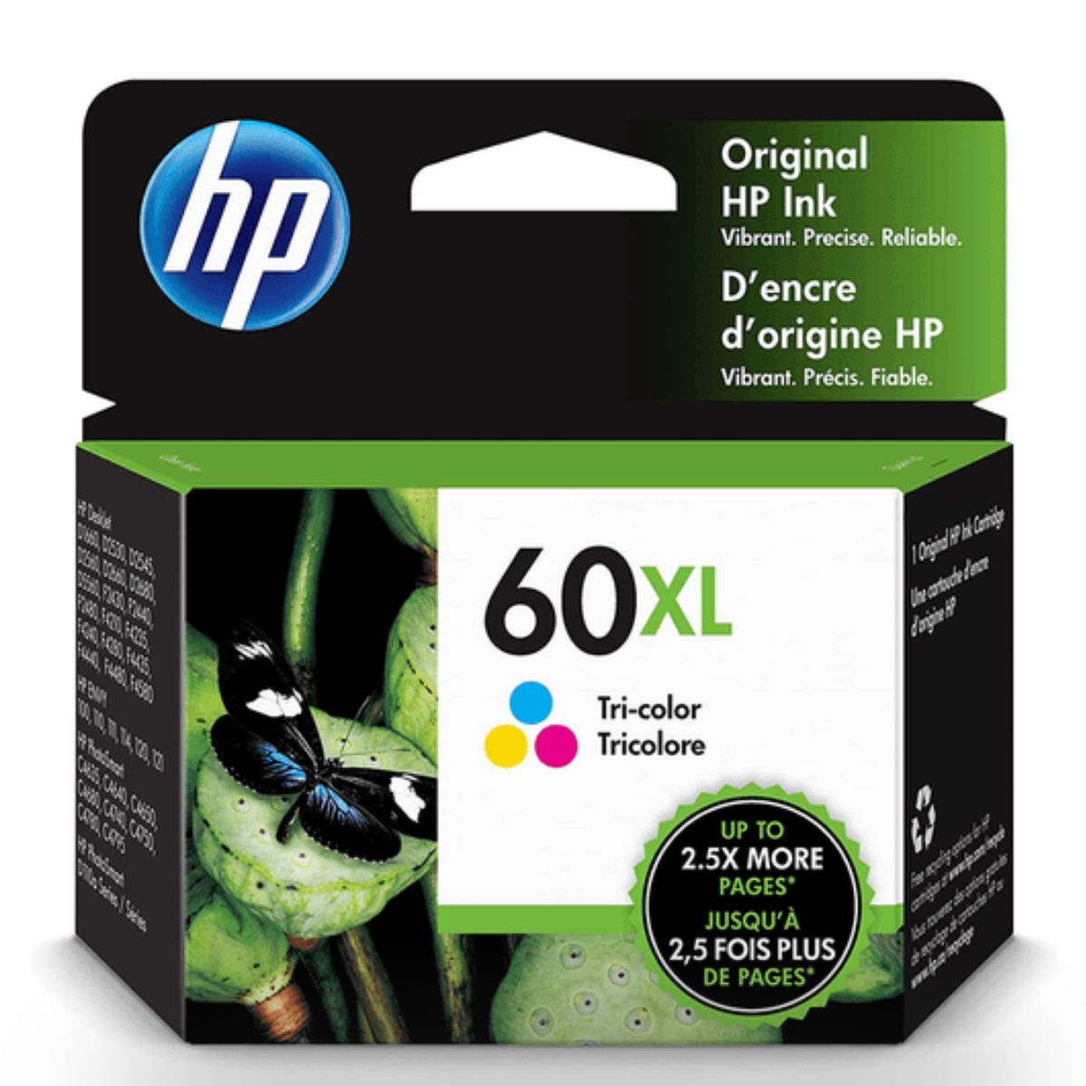 HP - Cartucho de Tinta HP 60XL Tricolor Original