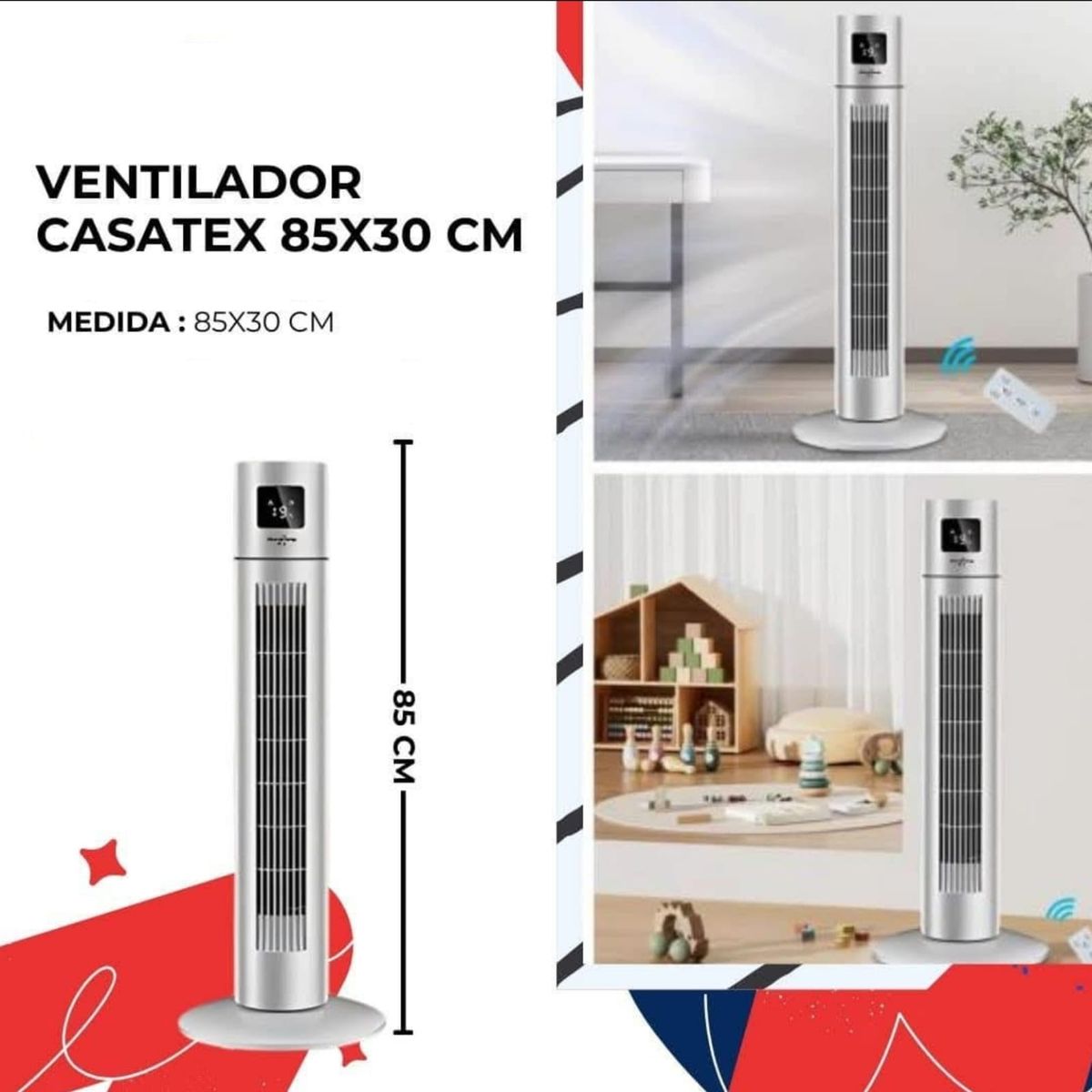 GENERICO - Ventilador de Aire Digital SMART Modelo Torre
