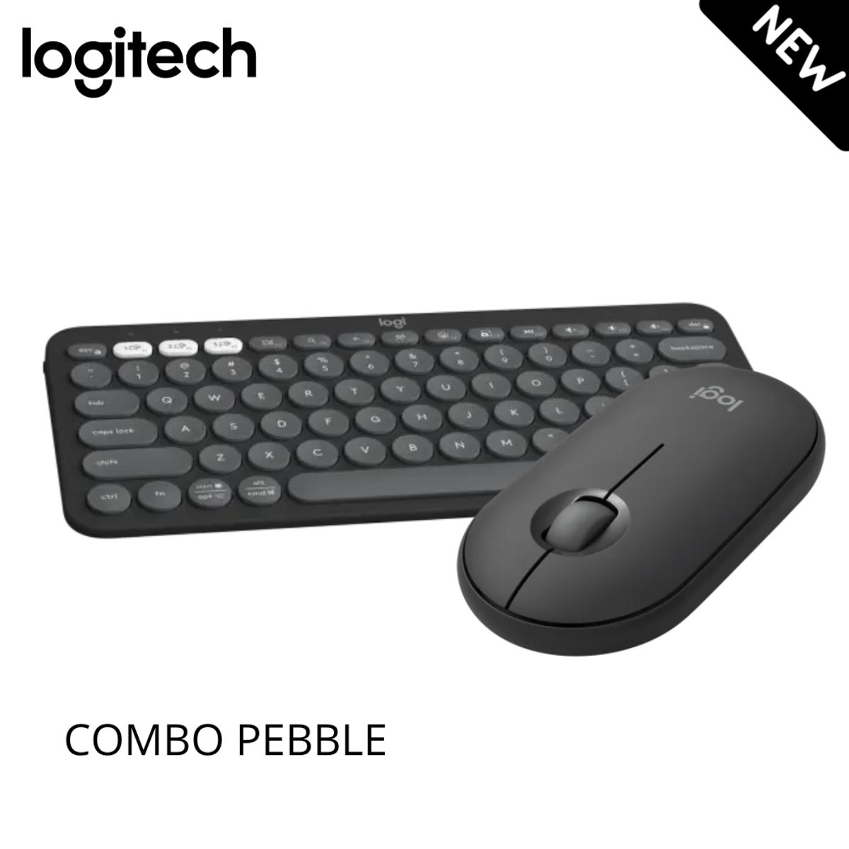 LOGITECH - Kit Teclado Y Mouse Logitech K380s +Mouse M350s Bt Inalámbrico negro