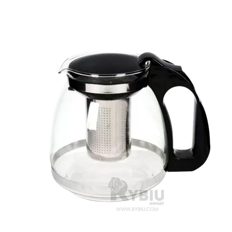RYBIU IMPORT - Jarra Moderna para Cocina en Negro 15 Lt Y+Gift Stickers