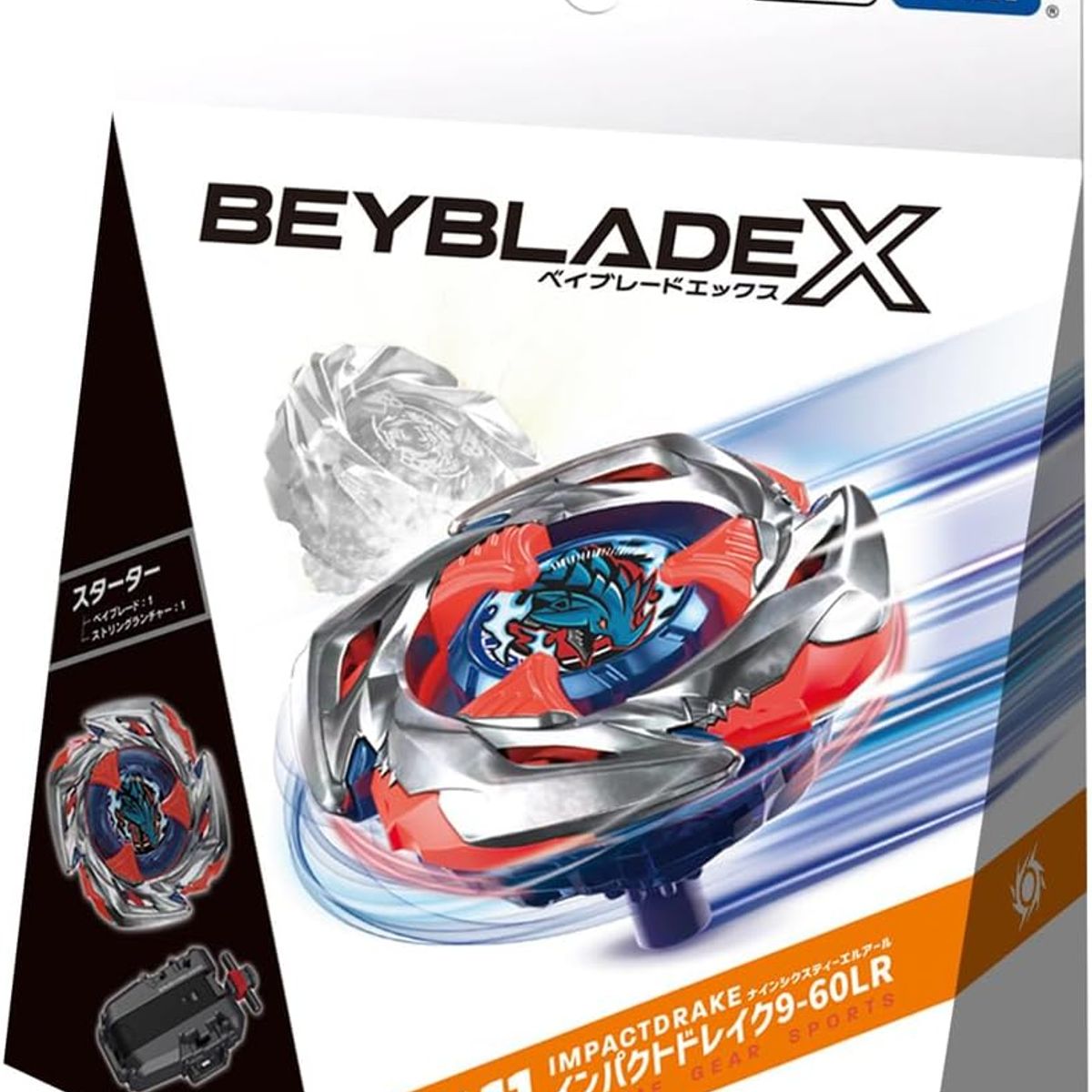 TAKARA TOMY - BEYBLADE X UX-11 IMPACT DRAKE 9-60LR