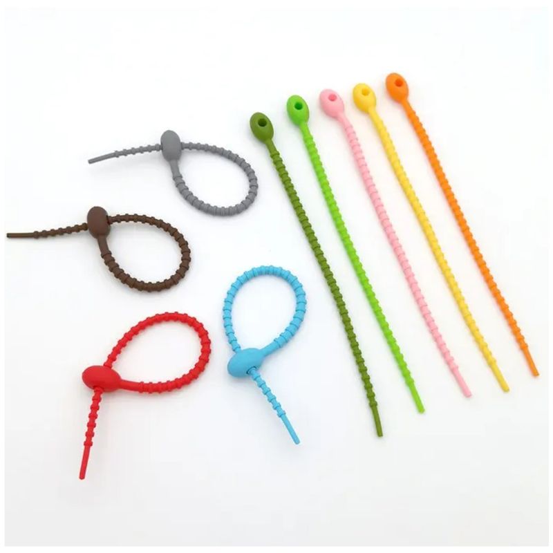 TODO FIT - Clip de Silicona Reutilizable para Sellado de Bolsas Cerrar Snacks en Colores