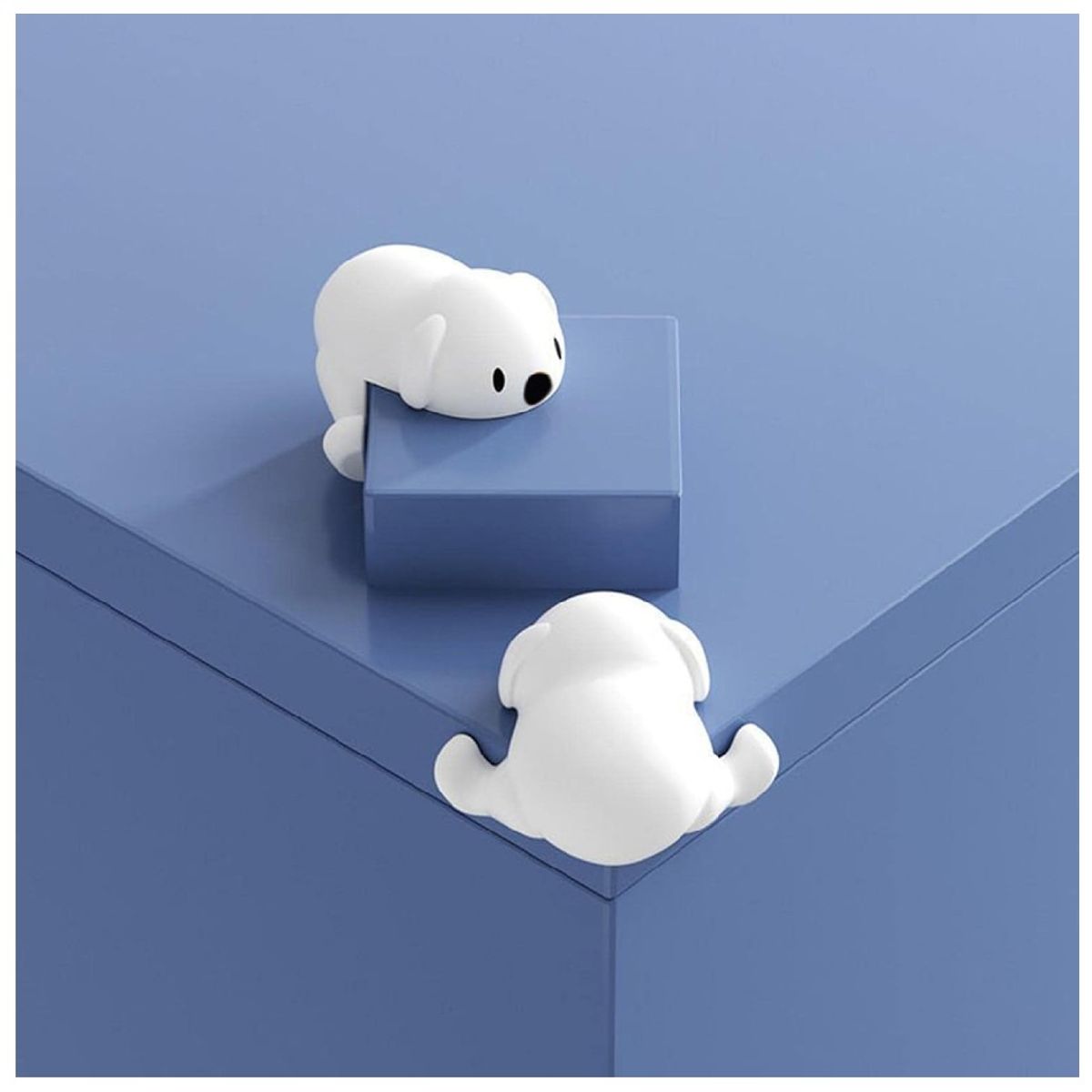 TODO FIT - Protector de esquinas con diseño de ositos  Seguridad para mesas y muebles de bebés y niños x4