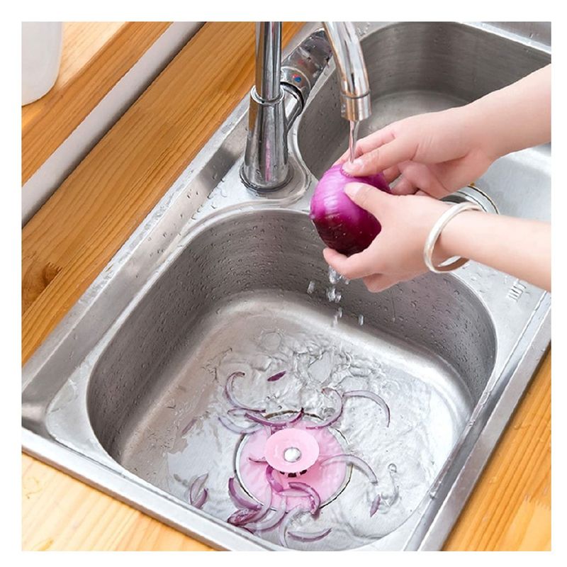 TODO FIT - Tapón para lavadero Fregadero Caños Cocina Rosado