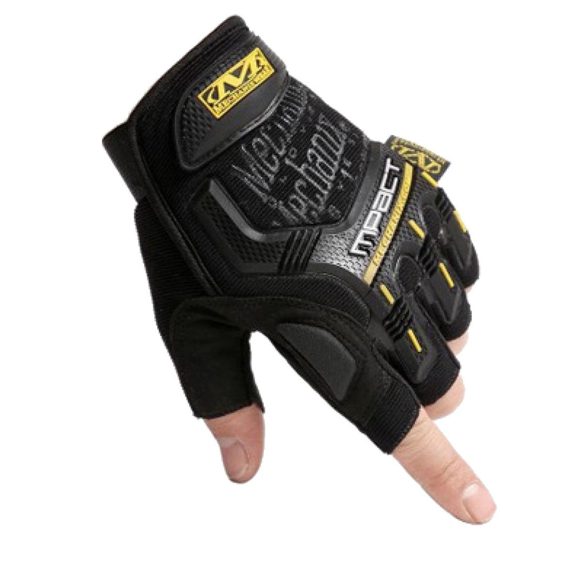 TODO FIT - Guantes Mpact Amarillo Protección Impacto Extrema Mitones