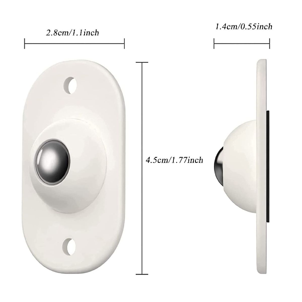 TODO FIT - Set 4 Ruedas Multiuso para Trasladar Muebles