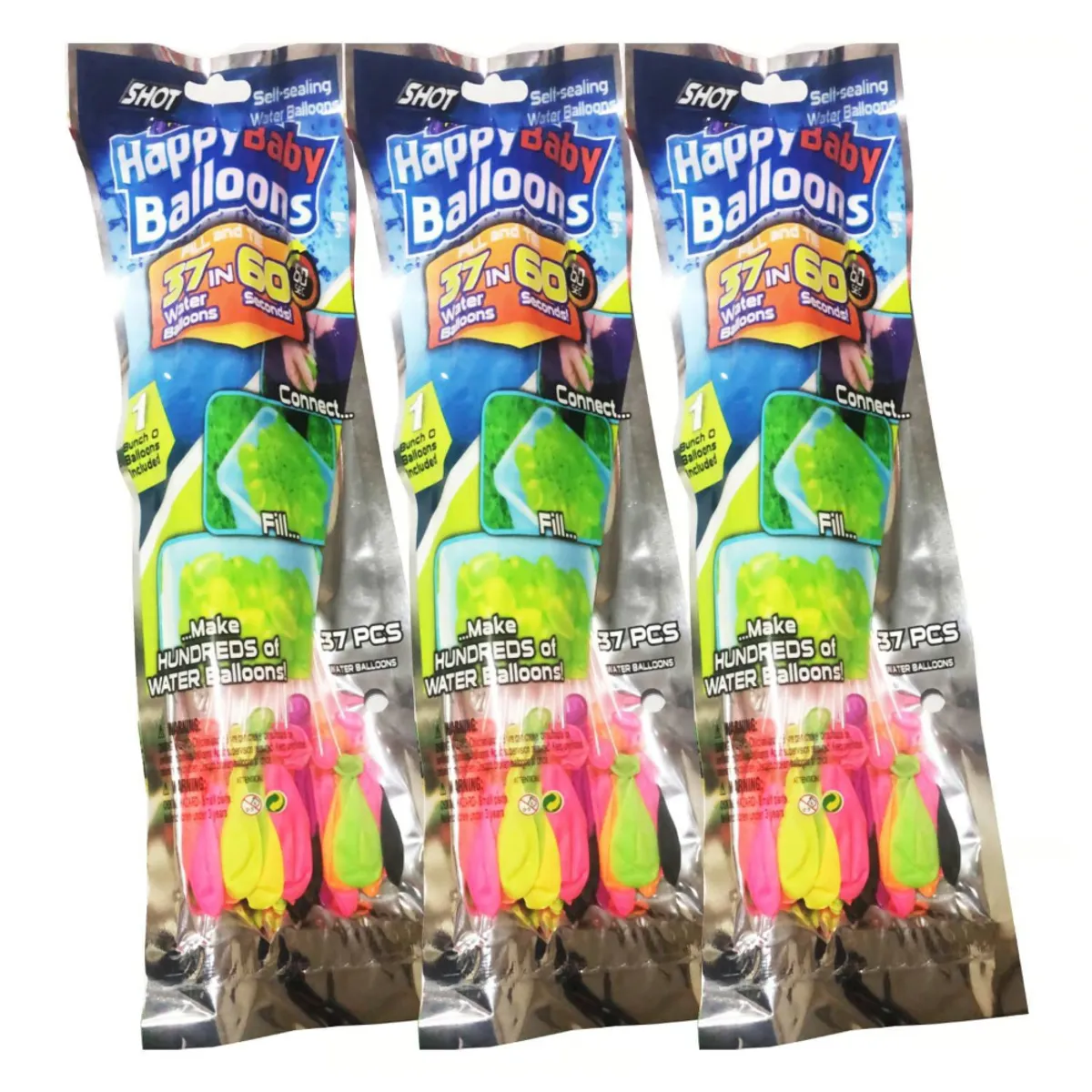 GENERICO - Globos de Agua Magicos de Latex para Fiestas