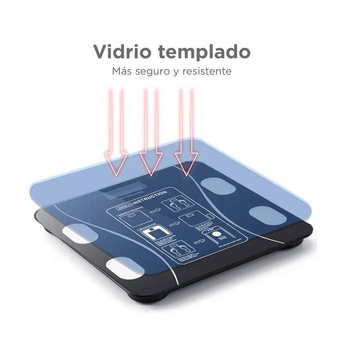 PENTHA - Balanza Smart Bluetooth Digital Negro