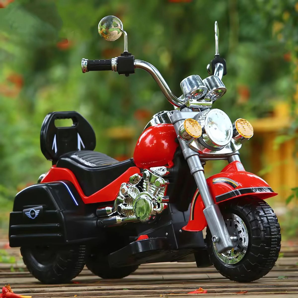 GENERICO - Trimoto Eléctrica Roja para Niños