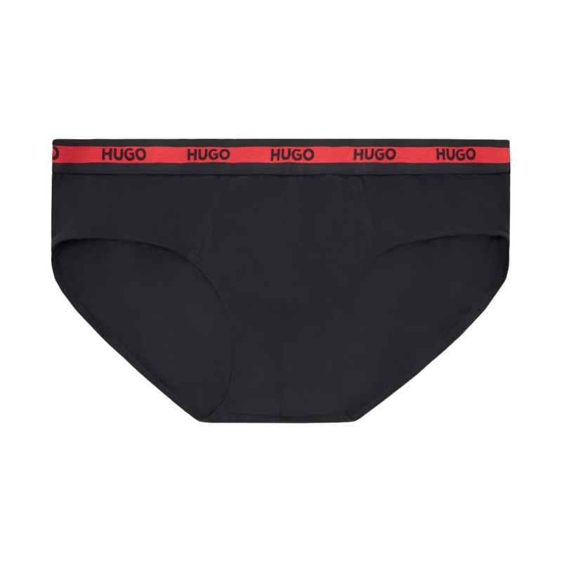 HUGO BOSS - Hugo - Paquete de tres calzoncillos slip en algodón elástico