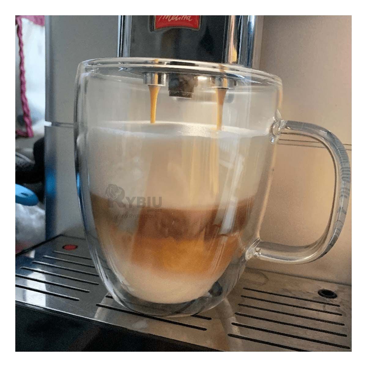 GENERICO - Taza Eficaz de Doble Capa Multifuncional 300ML Transparente