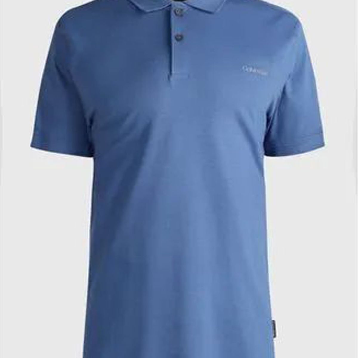 CALVIN KLEIN - POLO SS LIQUID TOUCH INTERLOCK SOLI