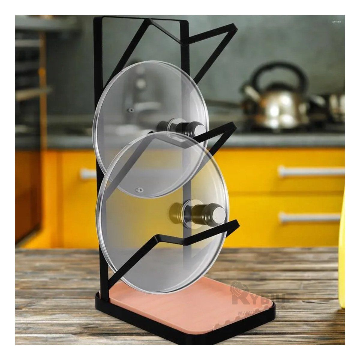 GENERICO - Organizador de Utensilios en Negro Y+Papel de Regalo